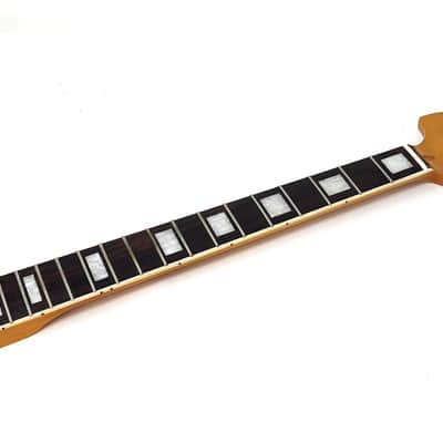 Brio Left Handed Binded Maple Rosewood Fingerboard S-Style Neck w Block Inlays - Poly image 3
