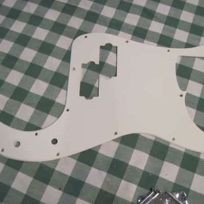 P Bass Squier Affinity Precision Bass Body, Blue-cool pickguard & mods! Alder image 14