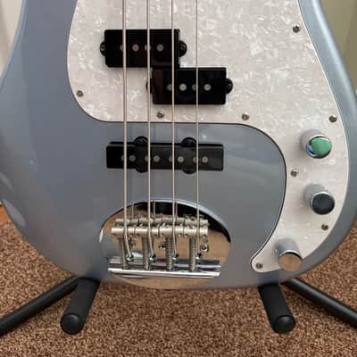 Lakland Skyline 44-64 Custom PJ Deluxe Electric Bass 2025 - Ice Blue Metallic image 4