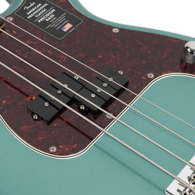 Fender American Professional Classic Precision Bass - Faded Sherwood Green Metallic image 8