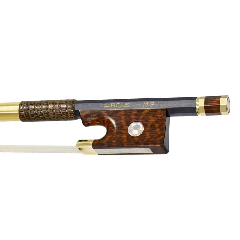 Arcus Violin; Viola and Cello Bow, M9, Gold, Round image 1