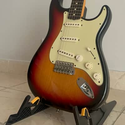 John Mayer Fender Artist Signature Sunburst + Mint Green Pickguard - 2008 image 1
