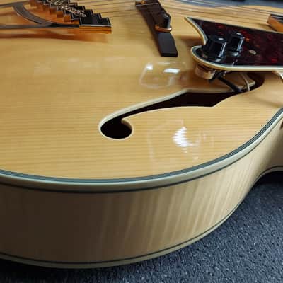 D'Angelico Excel EXL-1 Hollow Body Archtop with Pau Ferro Fretboard Natural image 8