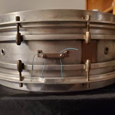 Slingerland Geisler Snare Drum 4.5x14 1920s - Cast Aluminum image 2