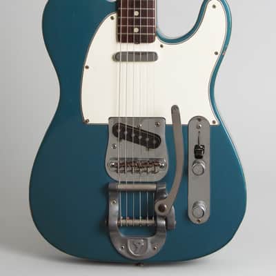 Fender Telecaster with Bigsby Solid Body Electric Guitar (1967), ser. #208507, original black tolex hard shell case. image 3