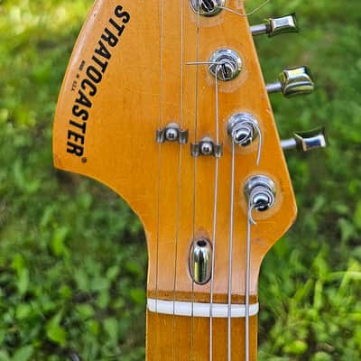Fender Stratocaster Left-Handed with Maple Fretboard 1978 Blonde image 4