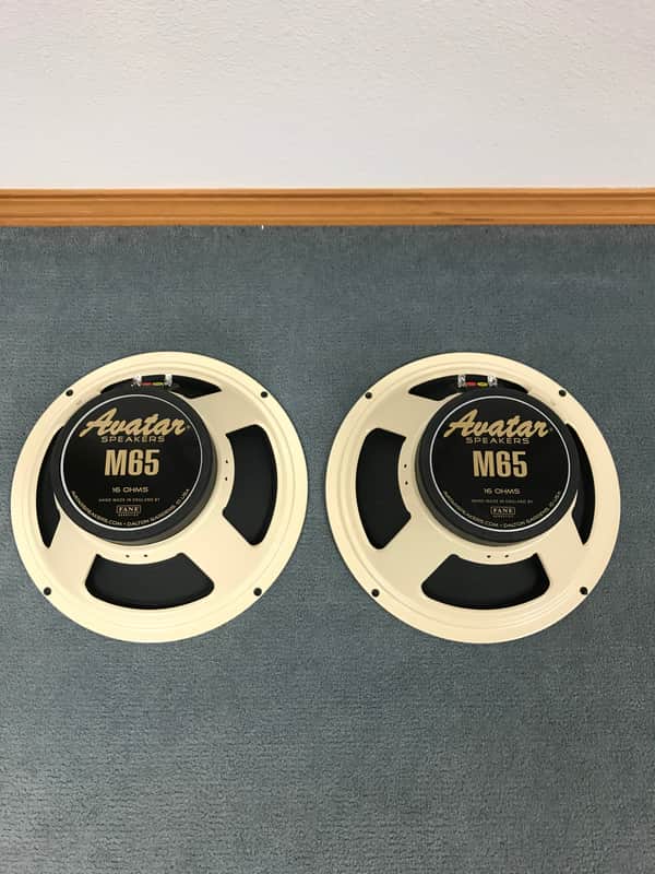 1 pair of Avatar Fane M65 16 ohm speakers image 1