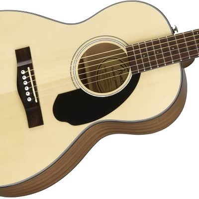 Fender CP-60S Parlor Acoustic Guitar. Walnut FB, Natural image 5
