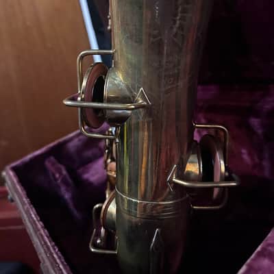 Indiana Band Inst CO. Elkhart IND Alto Saxophone Low Pitch A / 7498 image 10