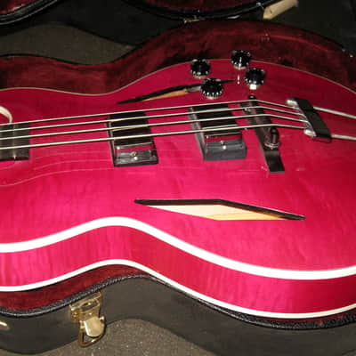 1992 Gibson EB-650 Gloss Wine Red image 3