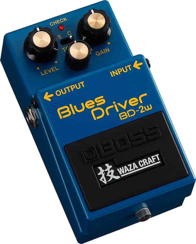 Boss BD-2W Blues Driver Waza Craft - Blue image 1