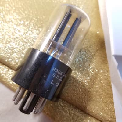 RCA Matched Pair (2) 6SN7GTB tNOS AT1000 TESTED Vacuum Tubes T9 rare separate support rods dual triode 1959 image 1