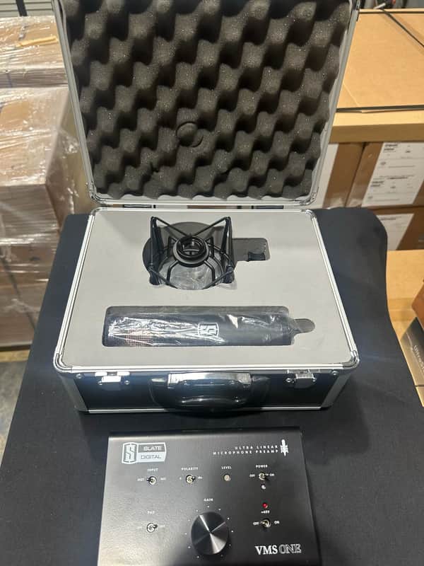 Slate Digital VMS ONE & Ultra Linear Mic Preamp - Black image 1