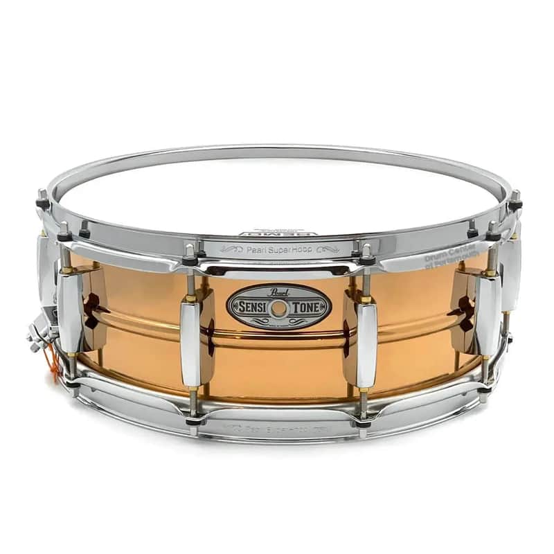 Pearl Sensitone Phosphor Bronze Snare Drum 14x5 w/CL Lugs image 1