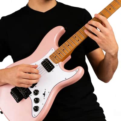 11 Hole HH Humbucker Strat Pickguard ST Pickguards Scratch Plate for USA/Mexican Fender Standard Stratocaster Modern Style Electric Guitar - White 3ply with Mounting Screws image 7