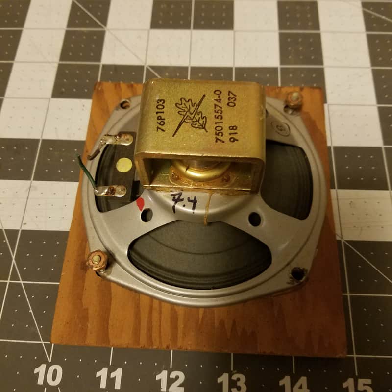 Oaktron 76P103 4-1/2" 4.5 speaker driver 8 Ohms AlNiCo 75015574-0 1960 - Paper Cone image 1