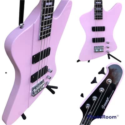 GAMMA Custom Bass Guitar G22-02, Epsilon Model, October Pink image 13