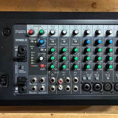 Yamaha EMX2 10 Channel 220-Watt Powered Analog Mixer 2010s - Gray image 2