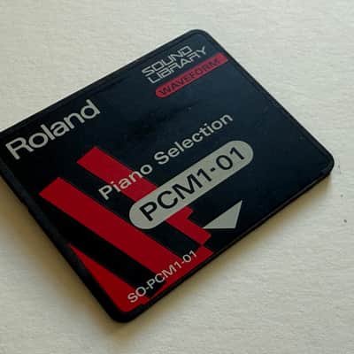 Roland JV & JD Series Waveform Data ROM Card SO-PCM1-01 Piano Selection image 2