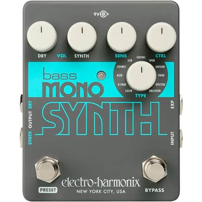 Electro-Harmonix Bass Mono Synth Effects Pedal image 1
