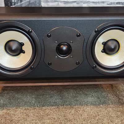 Onkyo Onkyo SKC-980 is a 2-way acoustic-suspension center channel speaker, 90s  - Black image 3