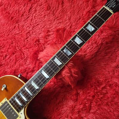 History GH-LSV 2011 Les Paul Standard - Faded Cherry Sunburst - Top Of The Line Model - Solid Figured Heritage Maple Wood Top - J Custom Level - Custom Shop Finish Frets - Made By Fujigen in Japan MIJ image 6