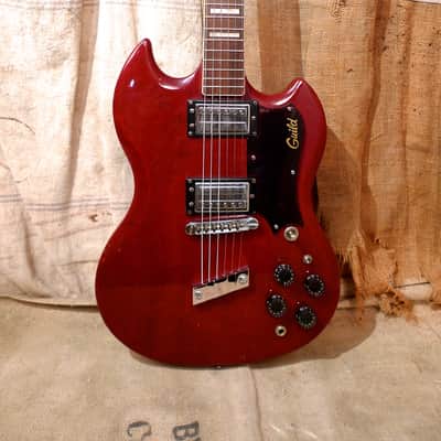 Guild S-100 Polara 1972 Cherry Red image 2