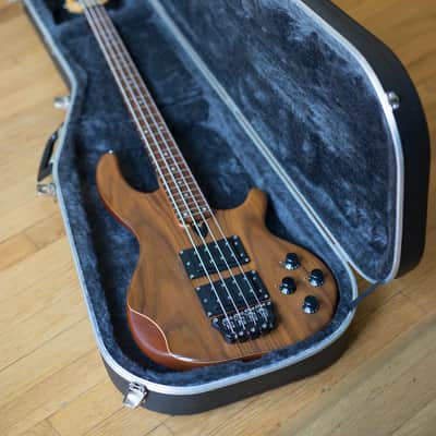 Wal Mk3 American Walnut Facings, Mahogany Core, Indian Rosewood Fretboard, Electric Bass Guitar image 6