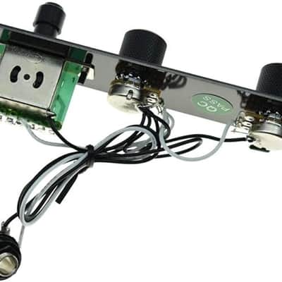 Fully Loaded Control Plate Pre-Wired 3-Way Control Plate with Wiring Harness for Telecaster/Tele Black image 3
