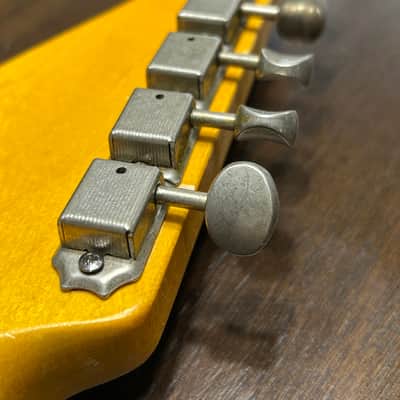 Allparts Relic Strat Neck w/aged tuners image 5