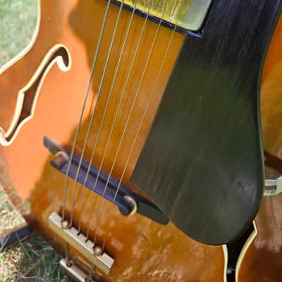 Carl Barney Archtop Jazz box Guitar 1975 - Sunburst image 15