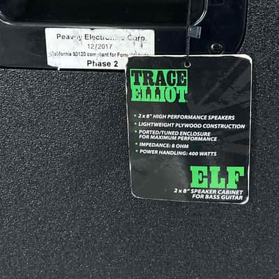 Trace Elliot ELF 2x8 Bass Speaker Cabinet 8 Ohm 400 Watts imagen 6