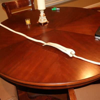 Bobby Lee  Leather Guitar Strap  Circa 1958-1960 - White image 2