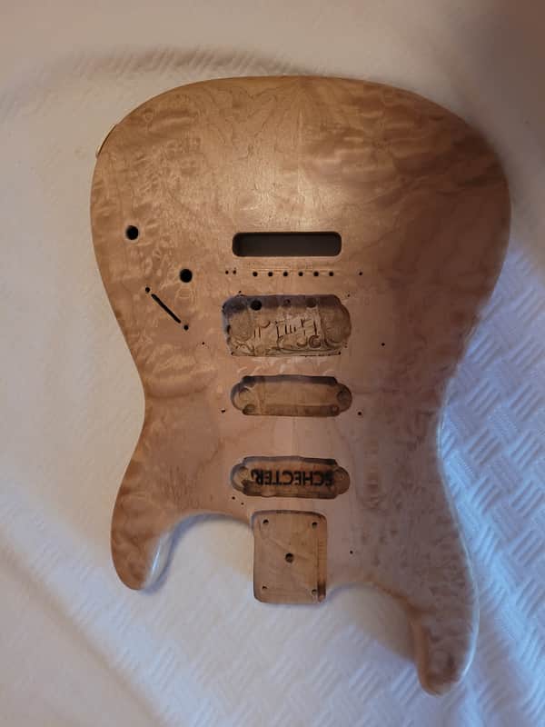 Schecter  Van Nuys Strat 80s Birds Eye Maple image 1