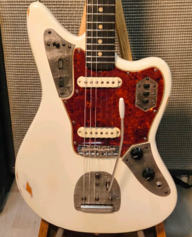 Fender Jaguar L Serie 1964 Olympic White Refin