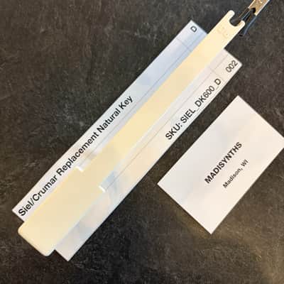 Fatar Replacement D Key (Siel & Crumar Synths) for Siel DK-600, Opera 6, DK-700, DK-80; Crumar Bit One, Bit 99