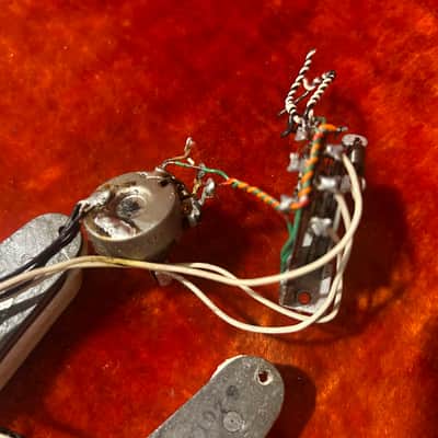 Set Vintage Fender Stratocaster Pickups 1970’s 1976 1979 - Grey Bottom image 3