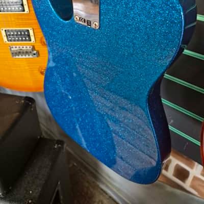 Fender J Mascis Telecaster Bottle Rocket Blue Flake 2021 Electric Guitar image 14