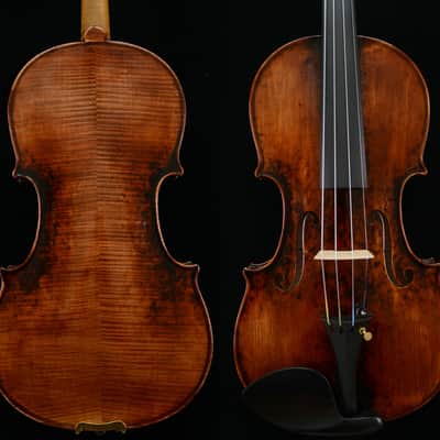 Stradivari Violin Awesome Sound Master Work Antiqued Style Oil Varnish image 2