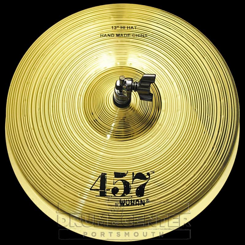 Wuhan 457 Hi Hat Cymbals 13" image 1