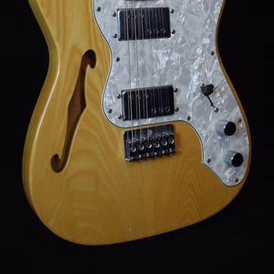 Vorg by Pearl Telecaster Thinline 1977 - natural image 5