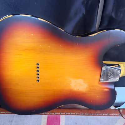 ESP LTD TE-202 with Rosewood Fretboard Distressed 3-Tone Sunburst Electric Guitar image 8