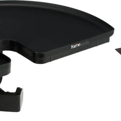 Gator Frameworks GFW-MICACCTRAY Microphone Stand Accessory Tray Bundle with On-Stage Stands MSA5000 Laptop Mount Tray image 1