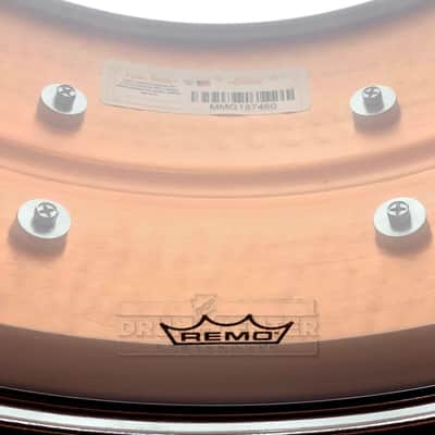 Ludwig LC662KT Copper Phonic Snare Drum 14x6.5 Hammered w/Tube Lugs image 4