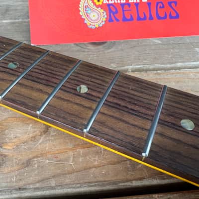 Real Life Relics Curly Flame Maple Rosewood Strat Stratocaster® Style Neck 22 Fret SMRFV22 #1 image 3