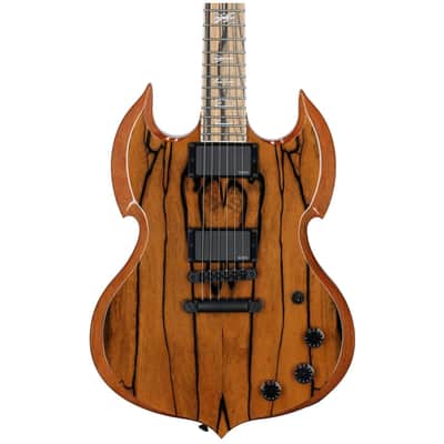 Wylde Audio Barbarian Pale Moon Ebony Electric Guitar, Gloss Natural image 4