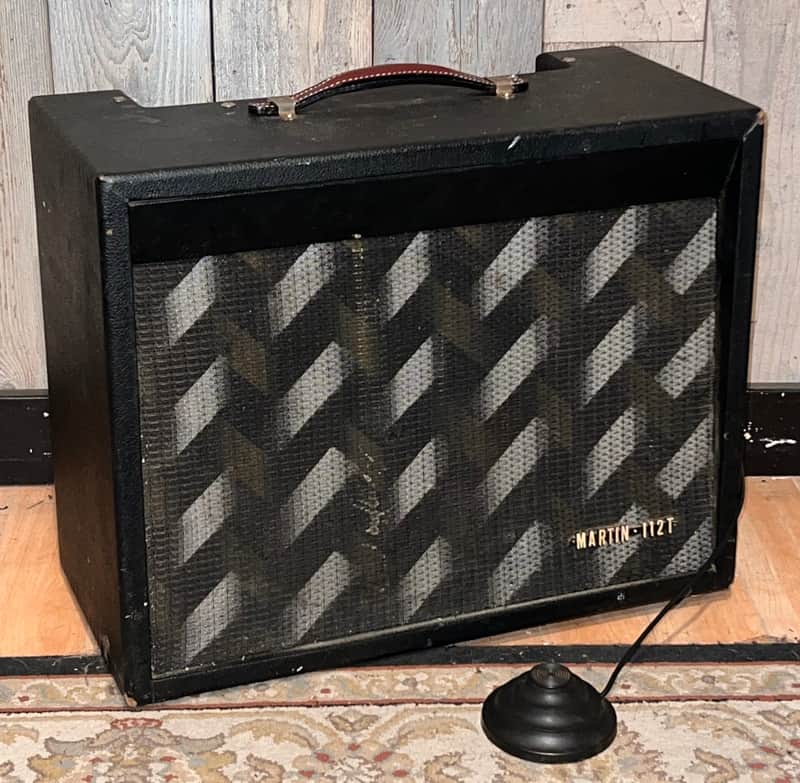Rare 1960 Martin 112T (DeArmond) Guitar Combo Amplifier, Serviced and Maintained Includes Original Footswitch image 1