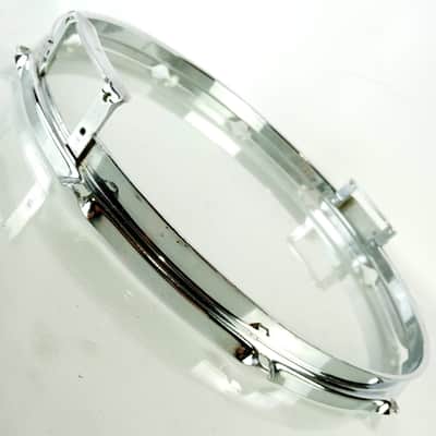 *Rogers 14" Dynasonic Snare Drum Resonant Rim/Hoop 10-Lug Triple-Flange 60s USA* image 6
