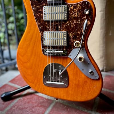 Waterslide Guitars Offset Sunset Orange w/Mojo Dual Foil Gold Pickups, Descendant Vibrato, Staytrem image 2