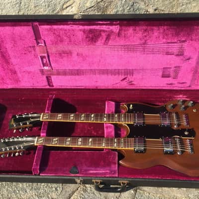 Gibson SG EDS-1275 6/12 Double Neck 1974 - Walnut image 18